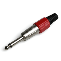TEKSON-ELECTRONICA-PLUG-65-MONO-TIPO-NEUTRIK-ROJO